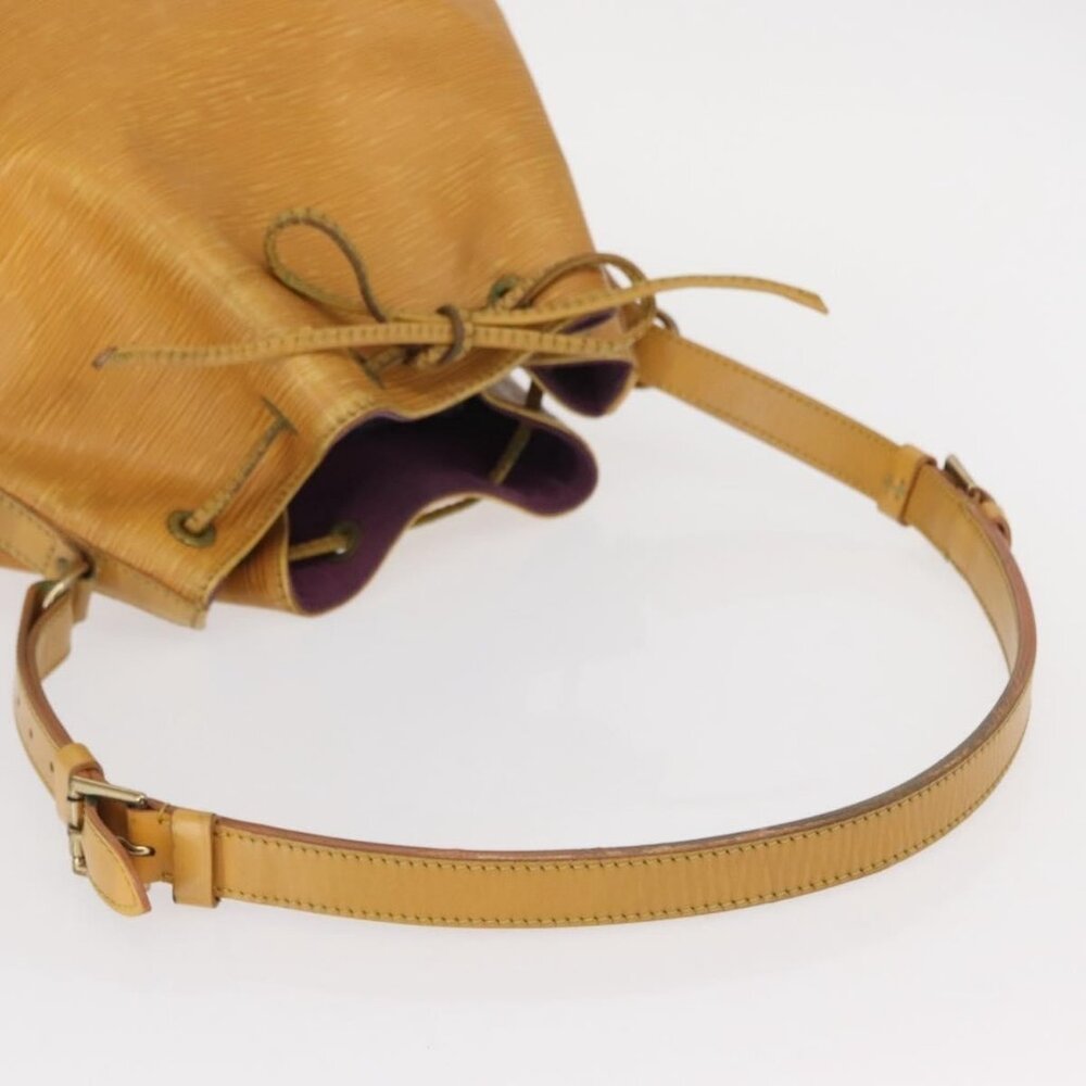 Authentic LOUIS VUITTON Epi Noe Shoulder Bag Tassili Yellow M44009 LV - Picture 15 of 16